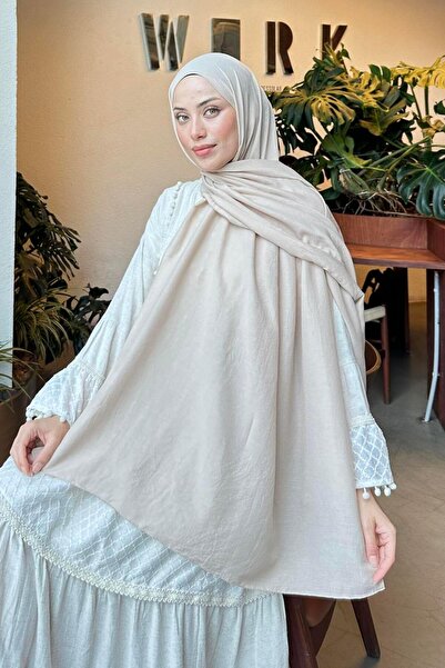 lamelif Comfort Pamuk Şal Bej