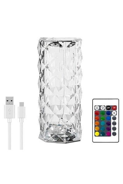 HOZRO Lampa LED ambientala HOZRO, cu telecomanda pentru birou, Control prin Atingere, 16 Moduri Iluminare,