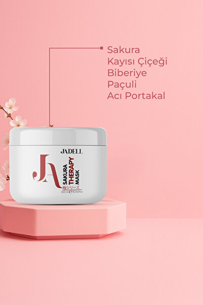 JADELL Sakura Therapy Boyalı Ve Hasar Görmüş Saçlar Için Yoğun Onarıcı Intensive Repair Saç Bakım Maskesi