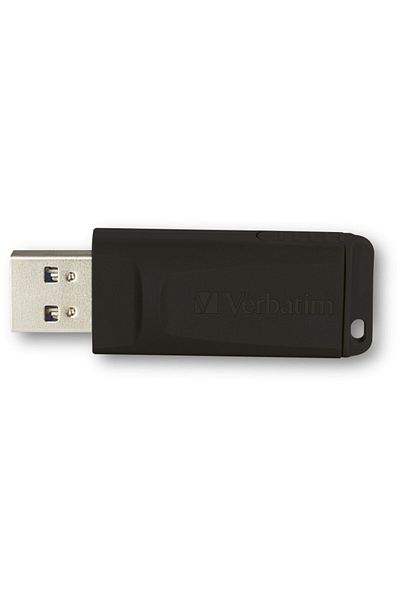 Verbatim Verbatim USB Flash Drive 128GB, 2.0, Black