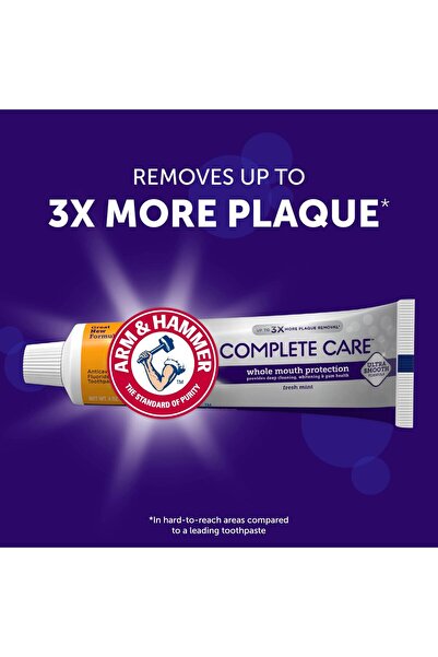 genernic Arm & Hammer Complete Care Toothpaste, Fresh Mint, Whole Mouth Protection, 6.0 oz