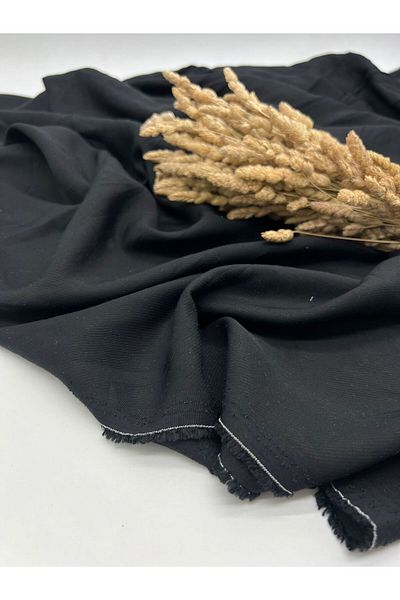 Kumaş Sevdası Διαγώνια μαύρη βισκόζη φλούμπα