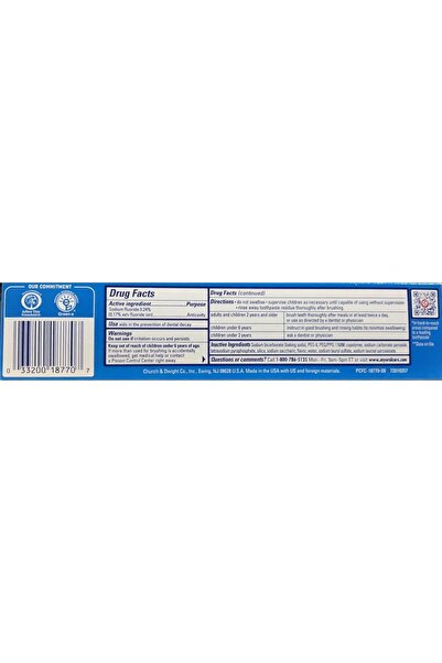 Arm&Hammer Arm & Hammer PeroxiCare Healthy Toothpaste, 6 Ounces