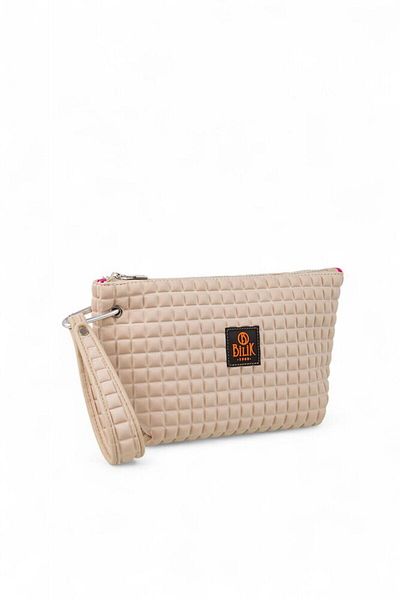Bilik Deri Дамска чанта и портфолио Scuba Beige Yeliz