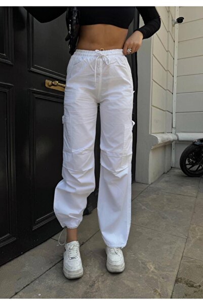 LE MONDE DU JEAN WOMEN'S WHITE PANT