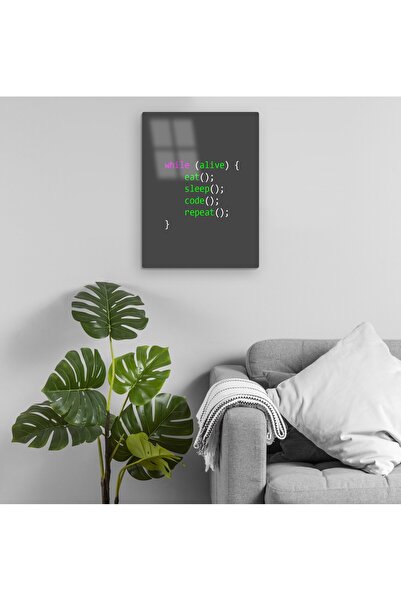 Pixxa Programcı / Coder Metal Tablo Model 1