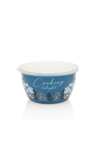 Metalac Multifunctional container with lid 16 enameled Metalac
