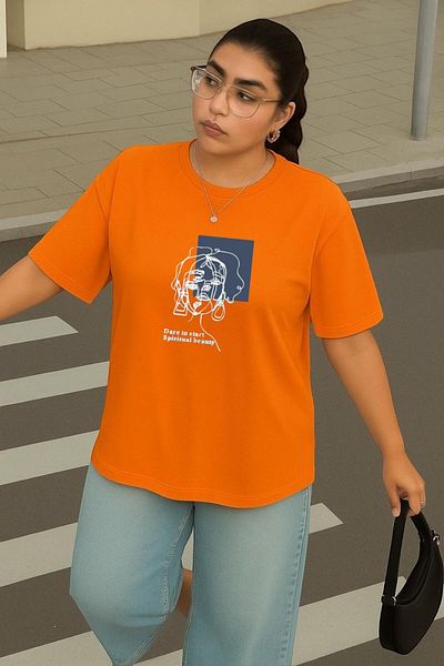 BENROMA 1 T-Shirt Gift for Purchases of 6 or More in Cart - Large Size Printed Unisex T-Shirt