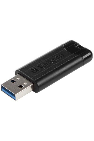Verbatim Memorie USB Verbatim PinStripe 32GB USB 3.0, Negru