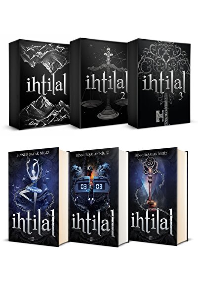 Dokuz Yayınları İHTİLAL ZELZELE 1 - ZEDE 2 - ZERDA 3 (CİLTLİ KUTULU) 3 KİTAP SET BEZ ÇANTA HEDİYE