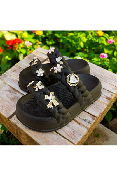Hızlı Al Girl's Stone Slippers.Garden Beach Pool Stone Slippers Suitable for Daily Use
