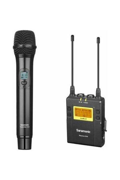 Saramonic Set microfon UwMic9 dreceiver RX9 + microfon HU9 Sarmonic, Negru
