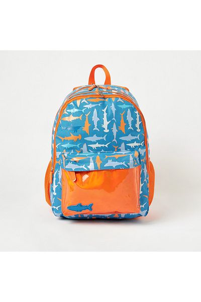 Juniors Printed Backpack with Adjustable Straps - 16 inches