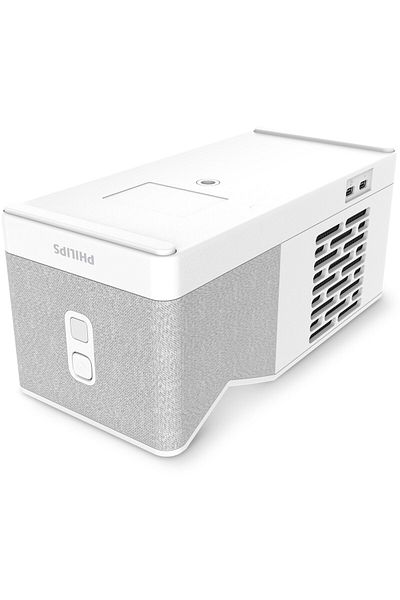 Philips Philips Screeneo UL5 Smart 550 Lumens Video Projector, Full HD 1920 x 1080, Wi-Fi, White