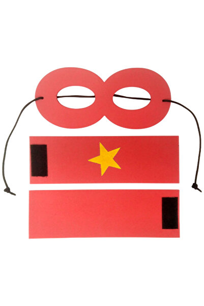 Probest DESIGN مجموعة قناع وأكمام سوبر هيرو إيفا، لأعياد الميلاد والأنشطة الم...