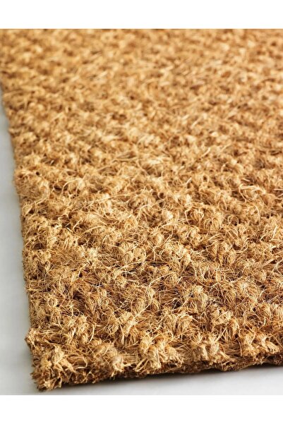 IKEA QUALİTY El Dokuması Paspas 50x80 Cm İkea Kapı Önü Paspası Kahverengi Hindistancevizi Lifi Paspas