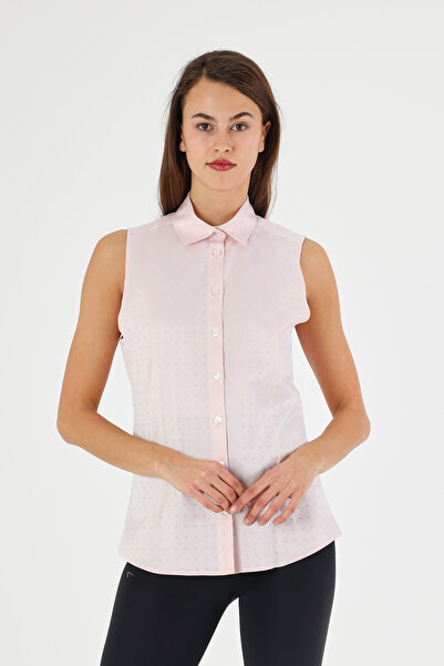 FİDEY Women's Shirt Zero Sleeve Printed