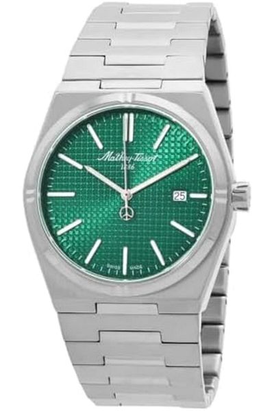Mathey-Tissot Zoltan Quartz Diamond Green Dial Men's Watch H117AV
