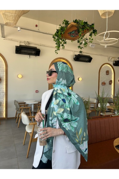 Modakaşmir Desenli bambu kraş şal