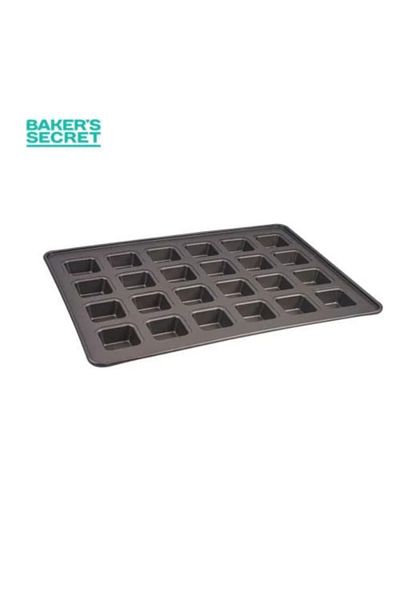 Generic Bakers Secret 24-Cup Mini Square Cake Pan