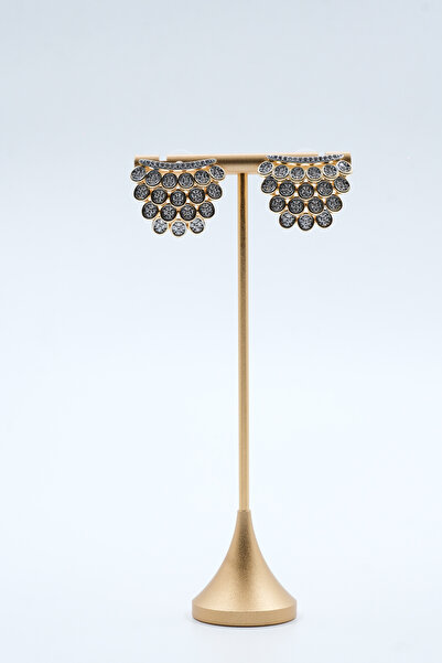 ATELİER BEREN Glam Cluster - Katmanlı Taşlı Özel Tasarım Kadın Küpe
