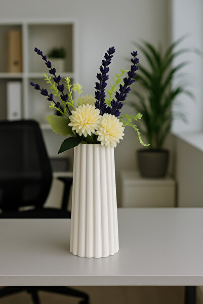 Asel Dekoratif vazo (çiçekler fiyata dahil değildir )