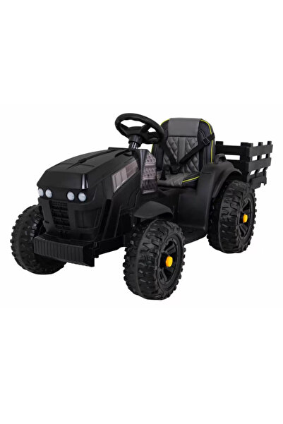 Evelise Tractor electric cu remorcă, negru