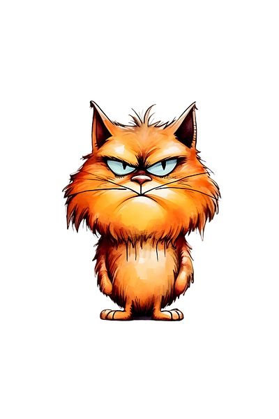 INOVATIX Set of 8, Lucy the Cat Sticker, INOVATIX®. 6 cm