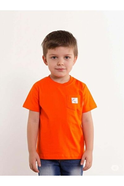Zekids Baby Boy Pocket Detailed Basic T-Shirt