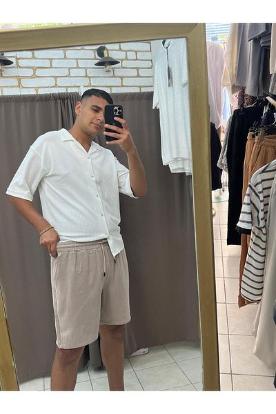 TUBA TOPTAŞ Woven Modal Shorts