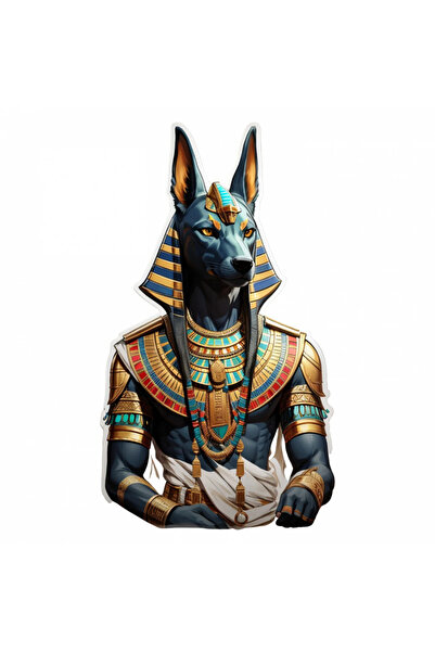 INOVATIX Σετ 8 τεμαχίων, Αυτοκόλλητο με τον Αιγύπτιο Θεό Άνουβις, INOVATIX®. ...