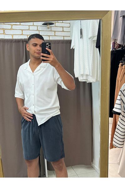 TUBA TOPTAŞ Woven Modal Shorts