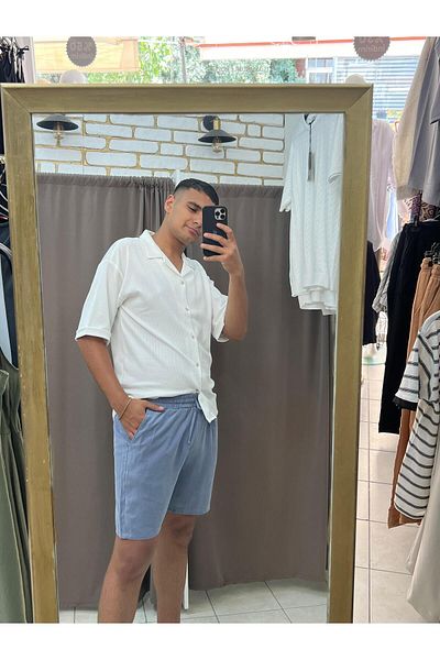 TUBA TOPTAŞ Woven Modal Shorts