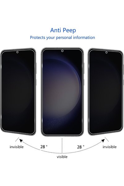 aheaks Samsung Galaxy S23 Plus Ghost Screen Protector 9H Hardness, Anti-Scratch, Easy Installation