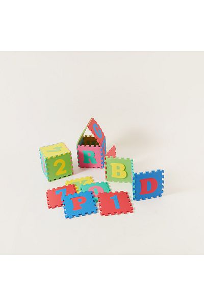 Juniors 36-Pieces Alphabet amd Number Puzzle Mat