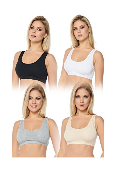 Ersoy Πακέτο με 4 πολυτελή μπουστάκια με αφαιρούμενο λουράκι και φαρδύ λουράκ...