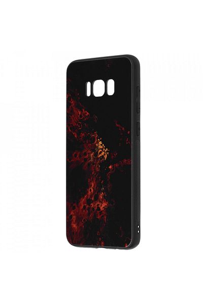 Techsuit Samsung Galaxy S8 Plus Case - Techsuit Glaze Series - Red Nebula