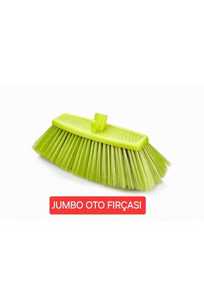 EVİMA Jumbo Size 23 cm 3000 Bristle Boxed Car Washing Brush Compatible with All Screw Studs