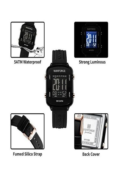 rexa Digital Watch NF7120 – Bold, Stylish & Practical for All
