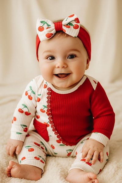 COŞAY Cherry overalls