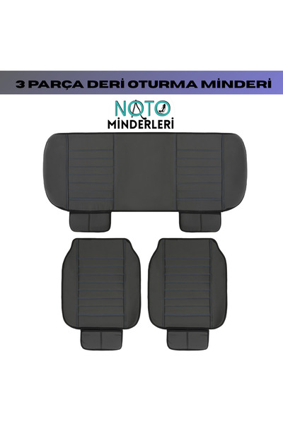 NATOCONCEPT مجموعة وسائد جلدية متوافقة مع جميع السيارات - وسادة جلدية للمقعد ...