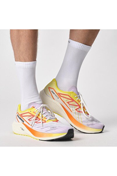 Salomon AERO CREW DX+SX Унисекс Чорапи БЯЛО-Quarry-Quiet Shade LC2080600