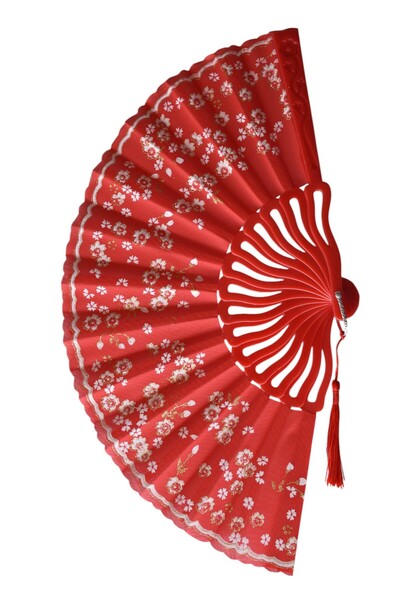 YELPAZE DÜNYASI YELPAZE ŞIK ÇİÇEKLİ SERİNLETİCİ