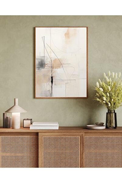 woodhomeworks Tek Parça Salon Ofis Dekor Tablo Ttk
