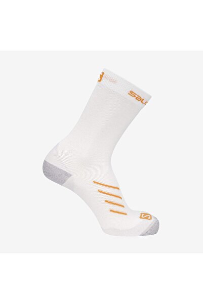 Salomon PULSE CREW DX+SX Unisex Çorap White LC1816600