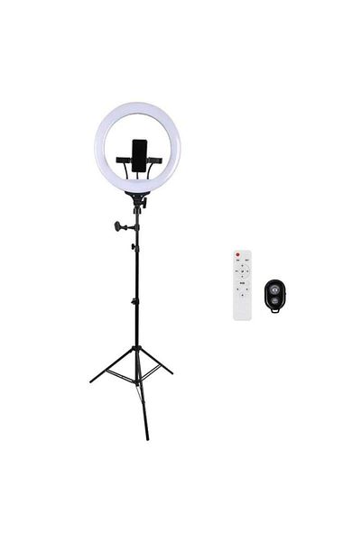 SIKS Circular Lamp, Ring Light Led Make-up, 45cm, 18inch, Selfie Remote Control, 3 Light Modes
