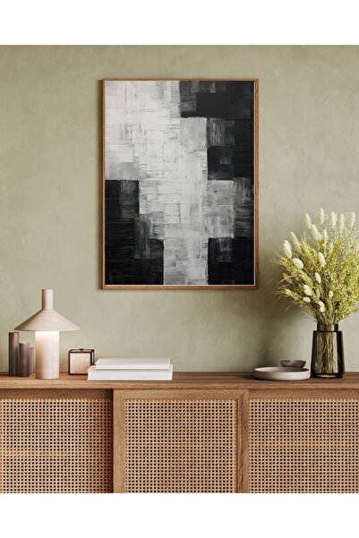 woodhomeworks Tek Parça Salon Ofis Dekor Tablo Ttk