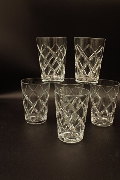 Paşabahçe Cutout Polo Patterned Water Glass
