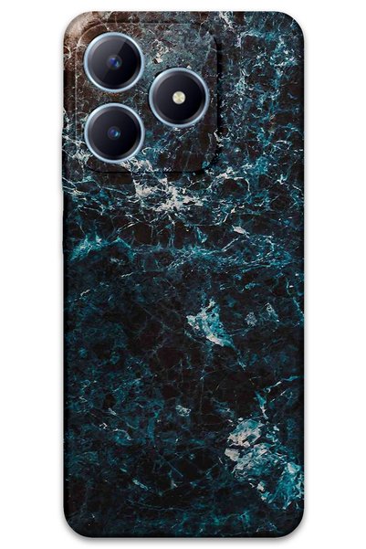 Gramaphone Realme C53 Compatible Marble Pattern Phone Case + Screen Protector...