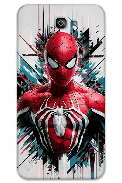 Gramaphone Galaxy J7 Prime Uyumlu Spiderman Desenli Telefon Kılıfı + Ekran Ko...